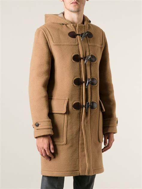 duffle coat burberry square|Burberry men's coat outlet.